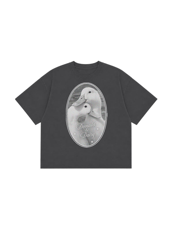 Jean & June x Jo Studio Collab Lovebirds Boyfriend T-Shirt