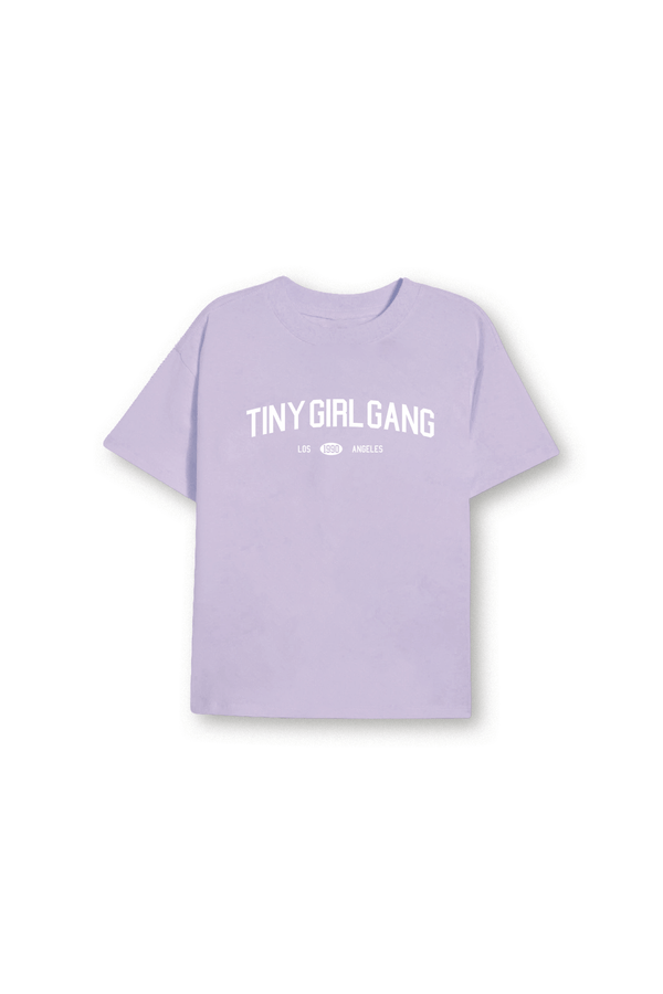 Tiny Girl Gang Kid's Boxy T-Shirt in Lilac