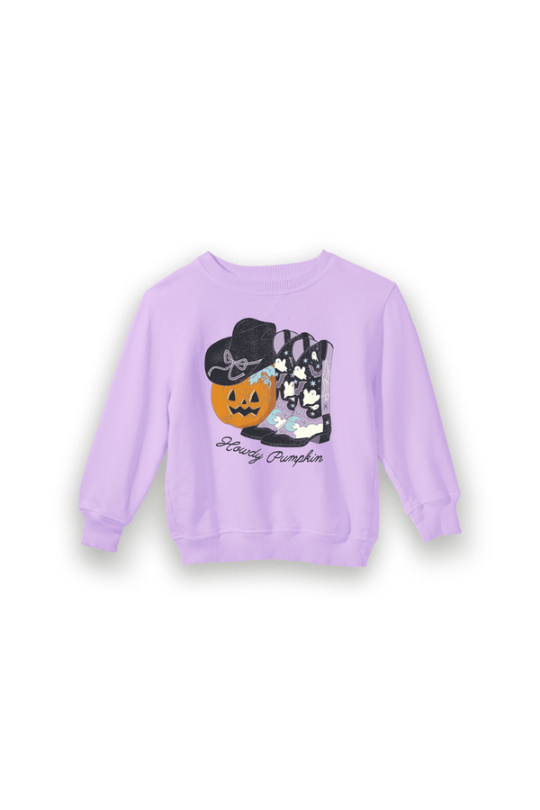 Howdy Pumpkin Kid's Sweatshirt